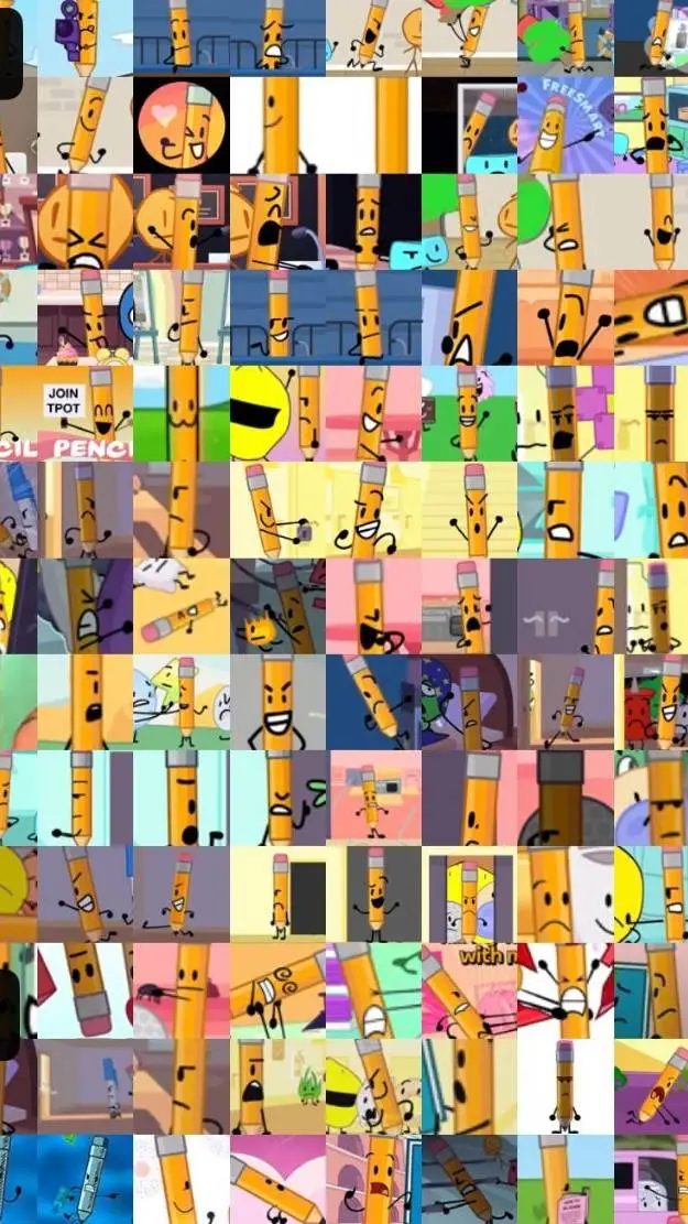 ai character: pencil (me fave) background
