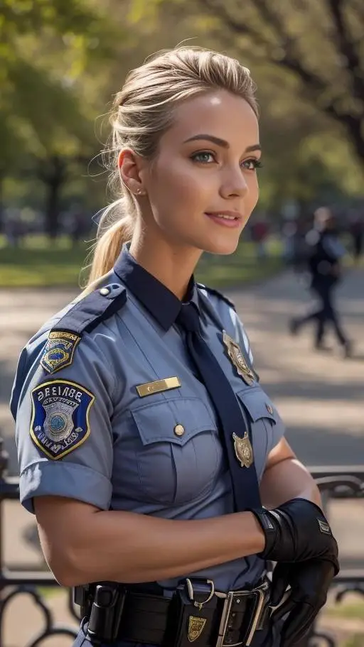 ai character: Ashley  background