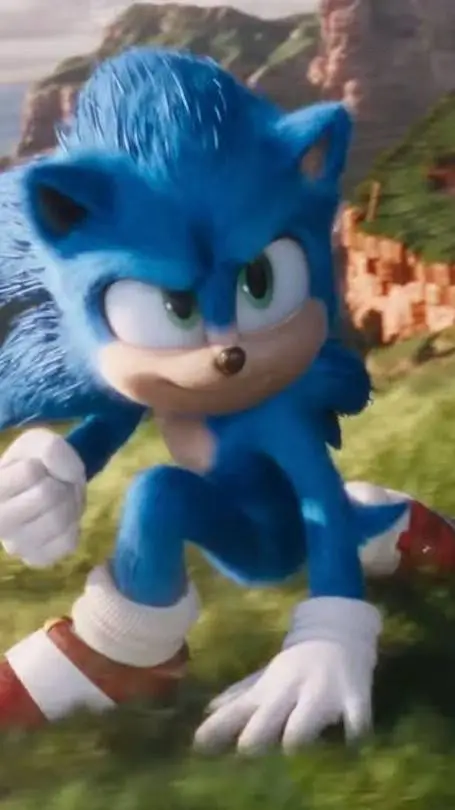 ai character: sonic (circus ver) background