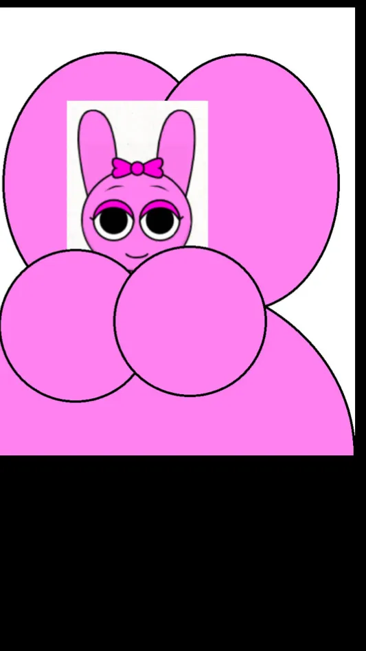 ai character: Huge blob Pinki background