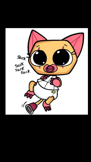 ai character: Baby scraps background