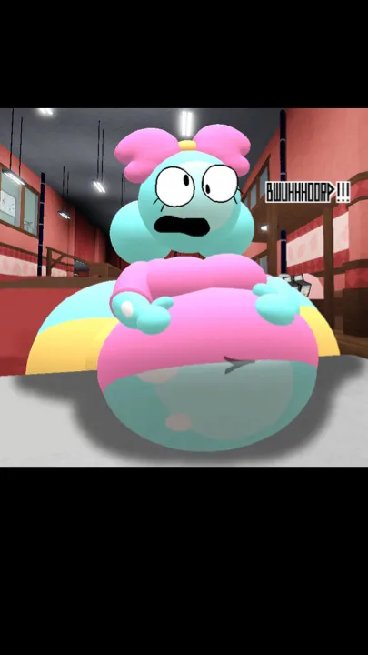 ai character: Chubby poppy background