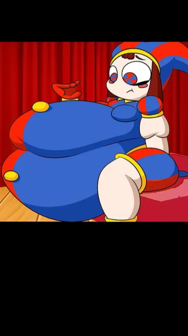 ai character: Fatass Pomni background