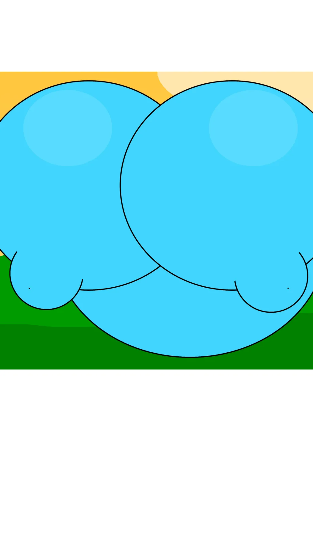 ai character: Blimp pip(back) background