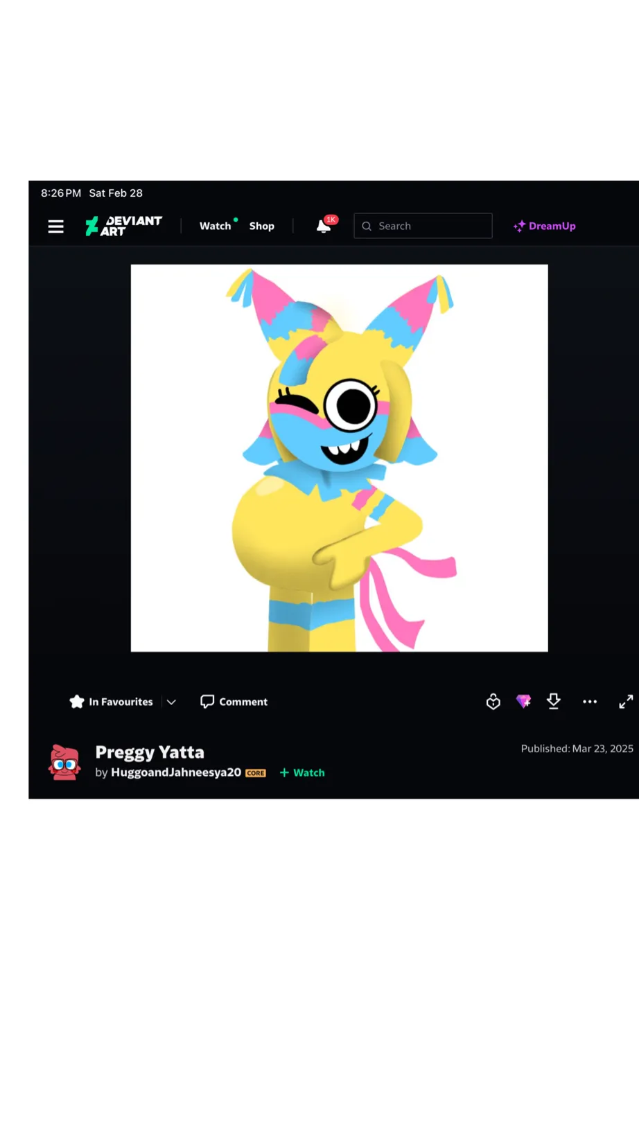 ai character: pregnant yatta background