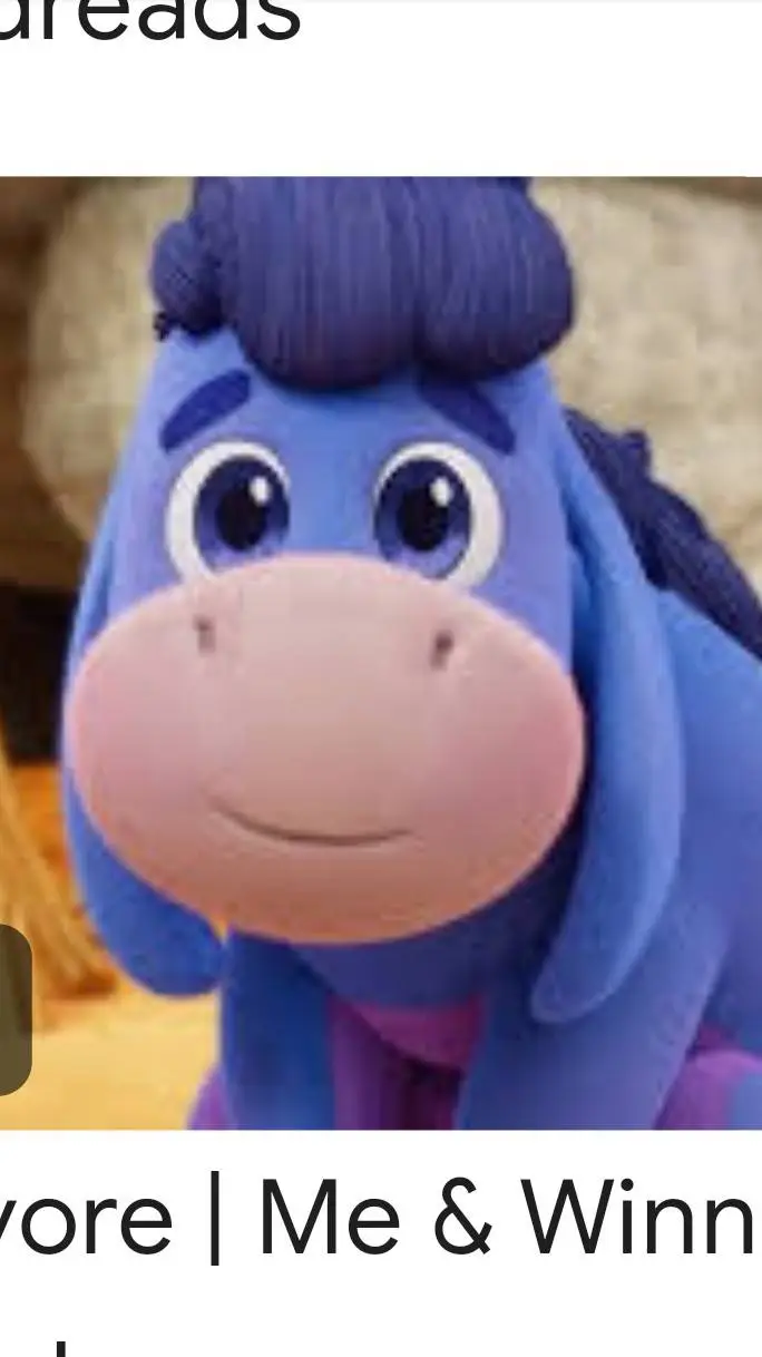 ai character: Eeyore  background