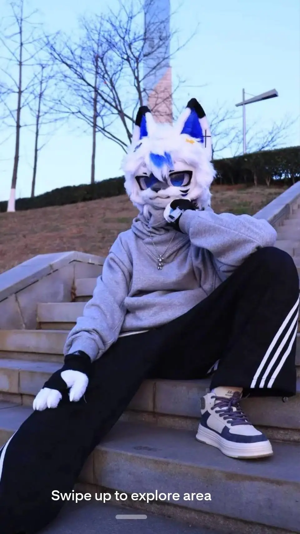 ai character: furry bf background