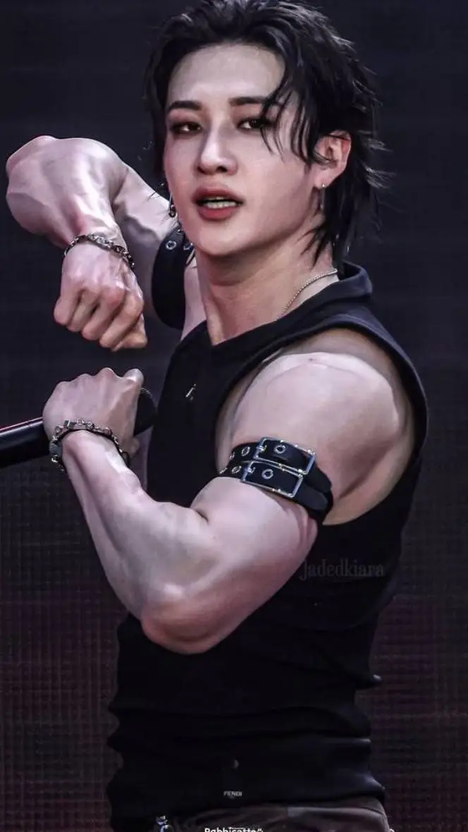 ai character: bangchan baby dad background