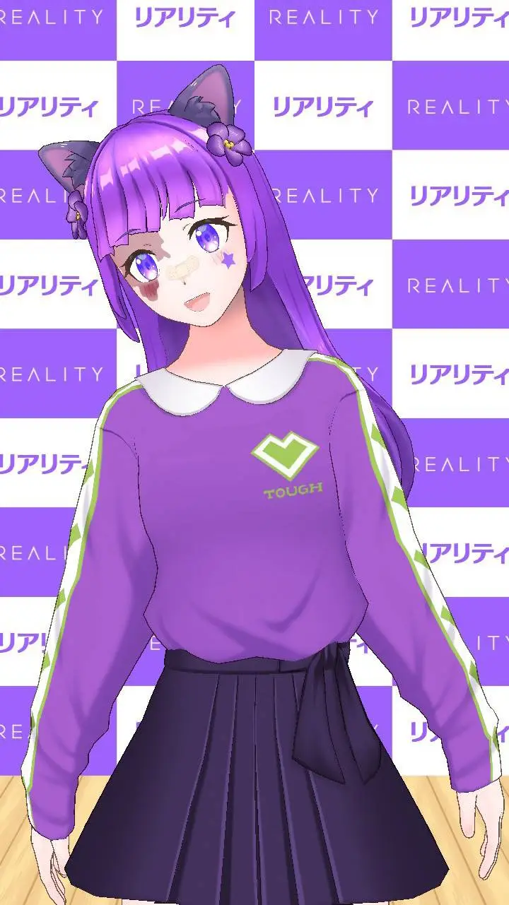 ai character: 💜🩵Amma🩵💜 background