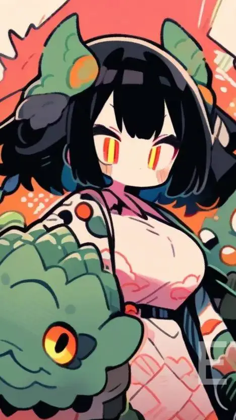 ai character: demon Slayer background