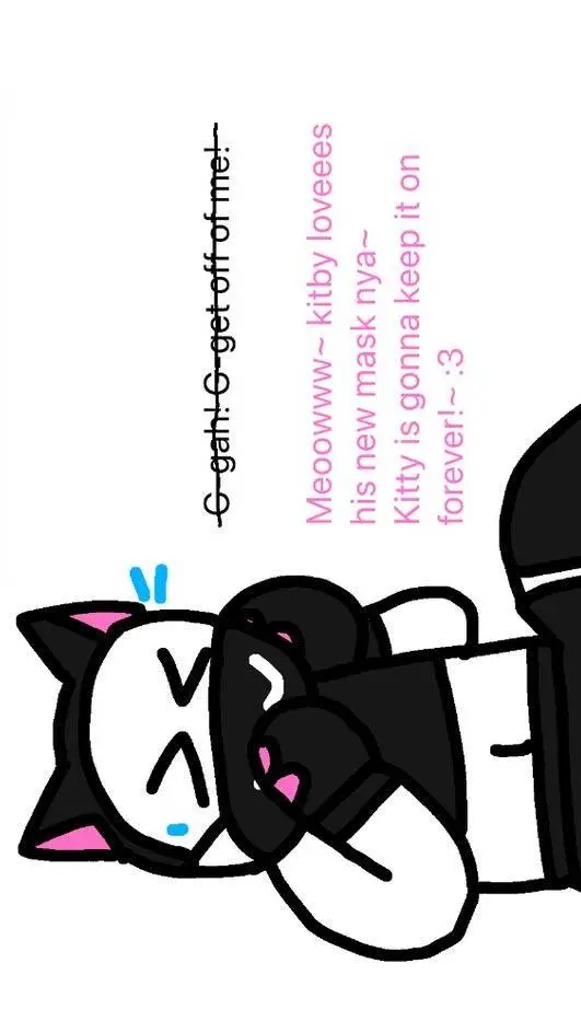 ai character: cat control mask background