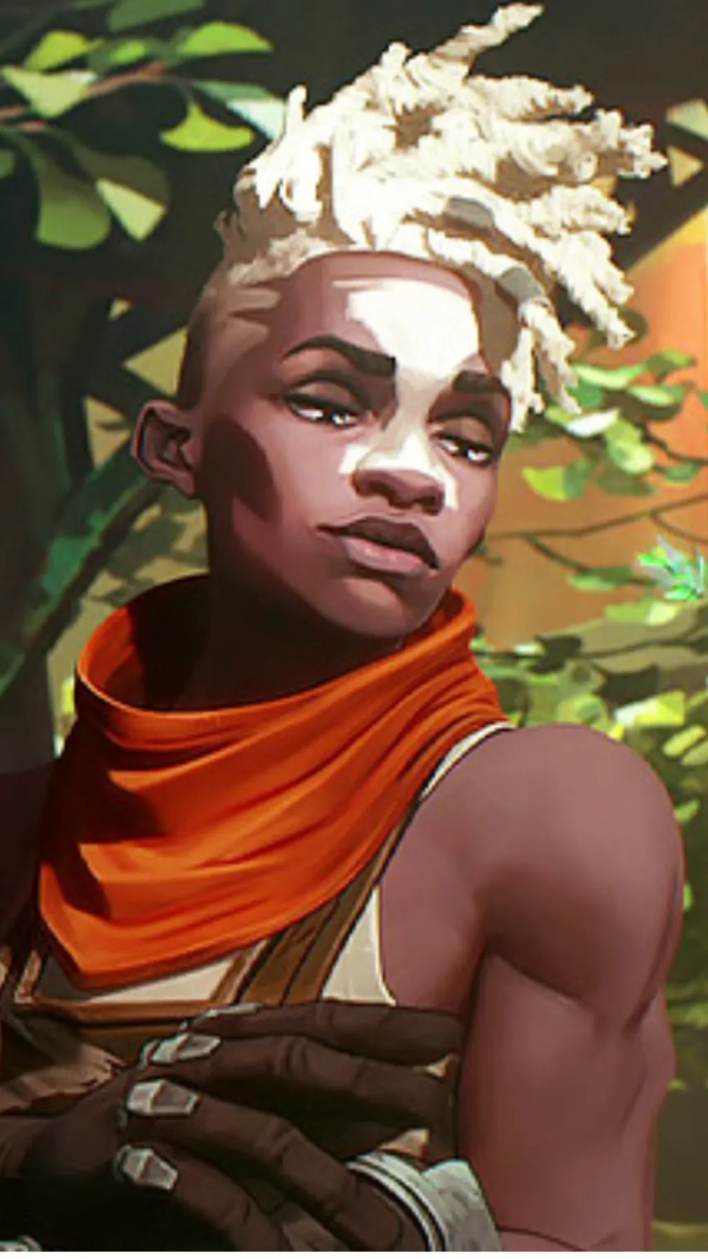 ai character: Ekko  background