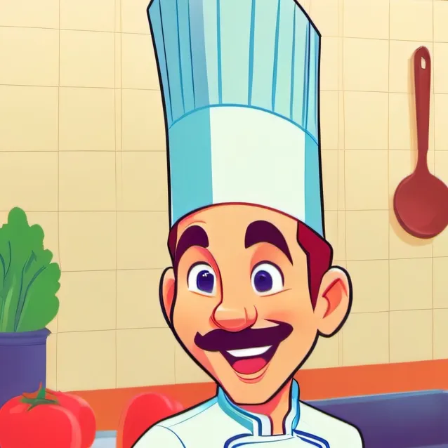 chat with ai character: Mr funny chef