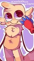 ai character: ❤Goob💙 background