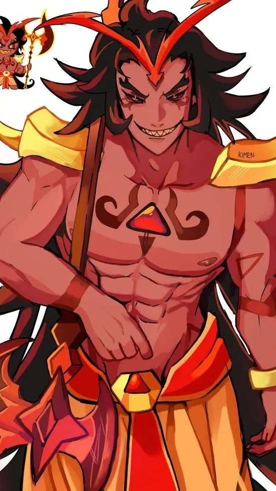 ai character: ☠︎Burning Spice☠︎ background