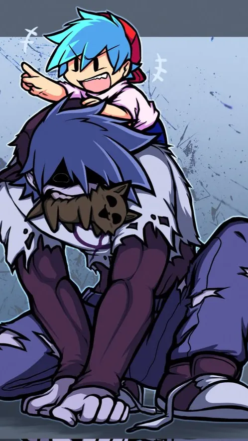 ai character: Silly Billy (FNF) background