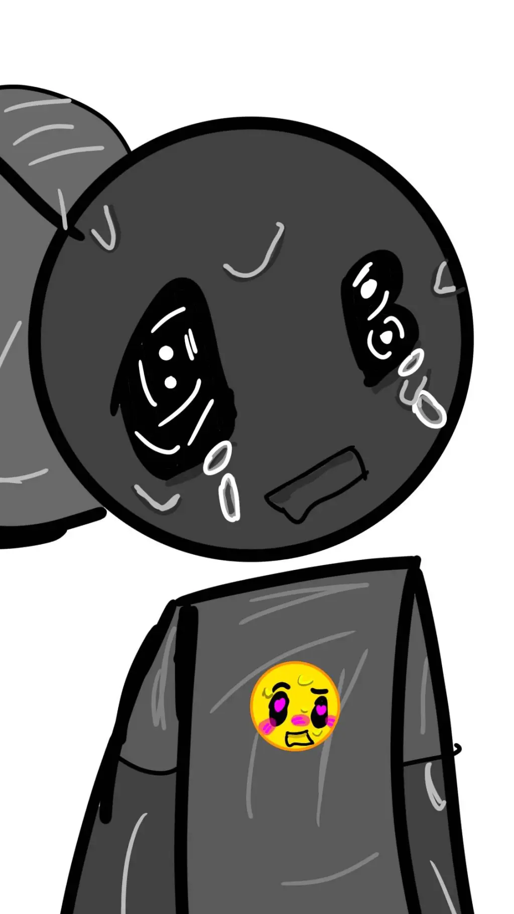 ai character: greyboi background
