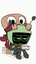 ai character: Shelly vision on background