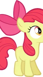 ai character: Apple bloom  background