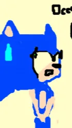 ai character: Sonic pee and poop background