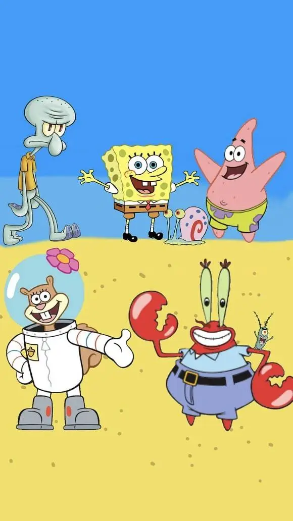 ai character: SpongeBob Plus U!! background