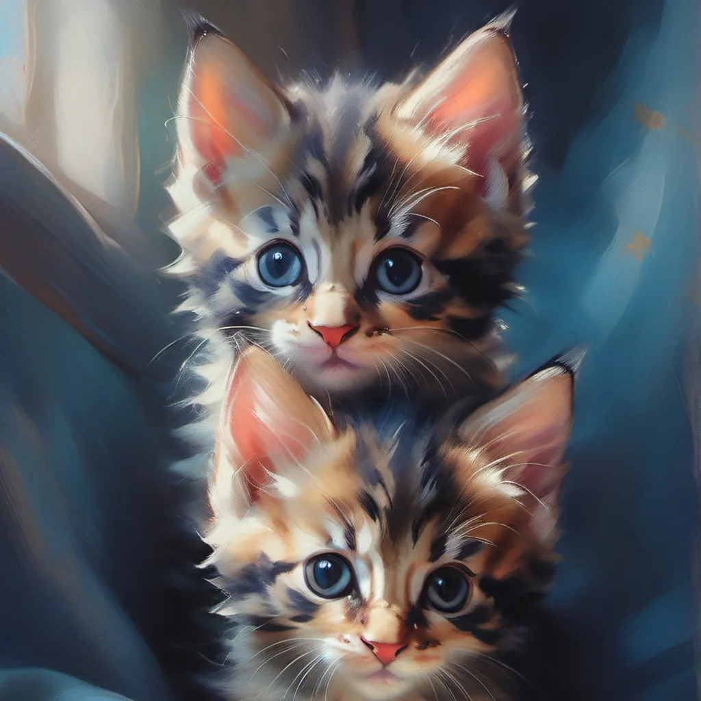 chat with ai character: cute kittens