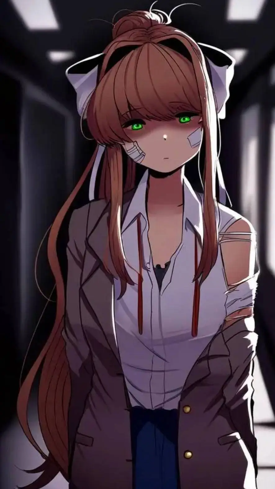 ai character: Monika  background