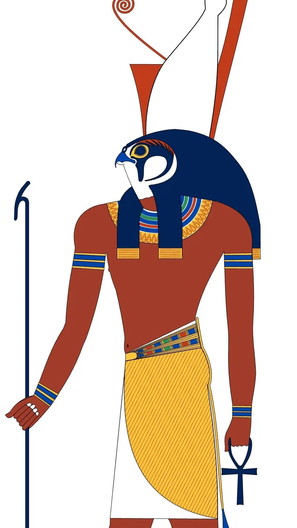 ai character: Horus background