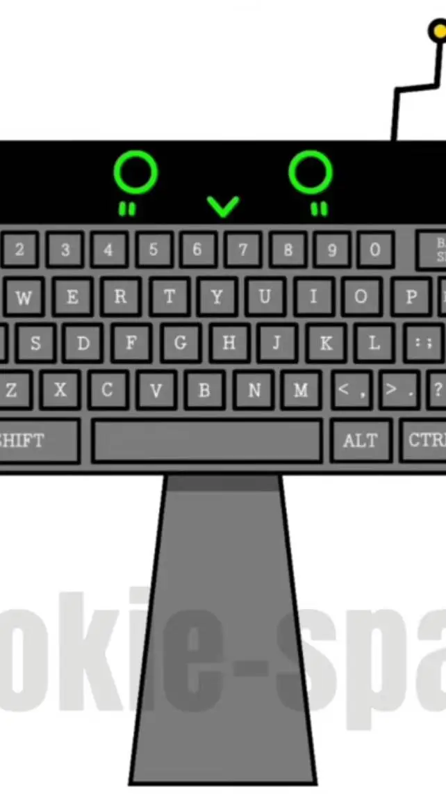 ai character: Keybordi background