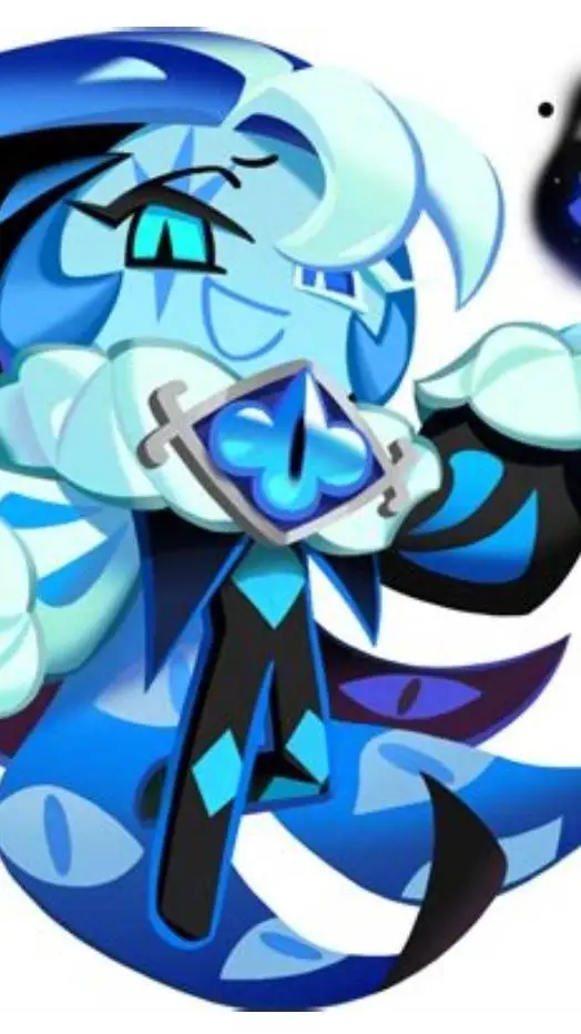 ai character: shadow milk cookie background