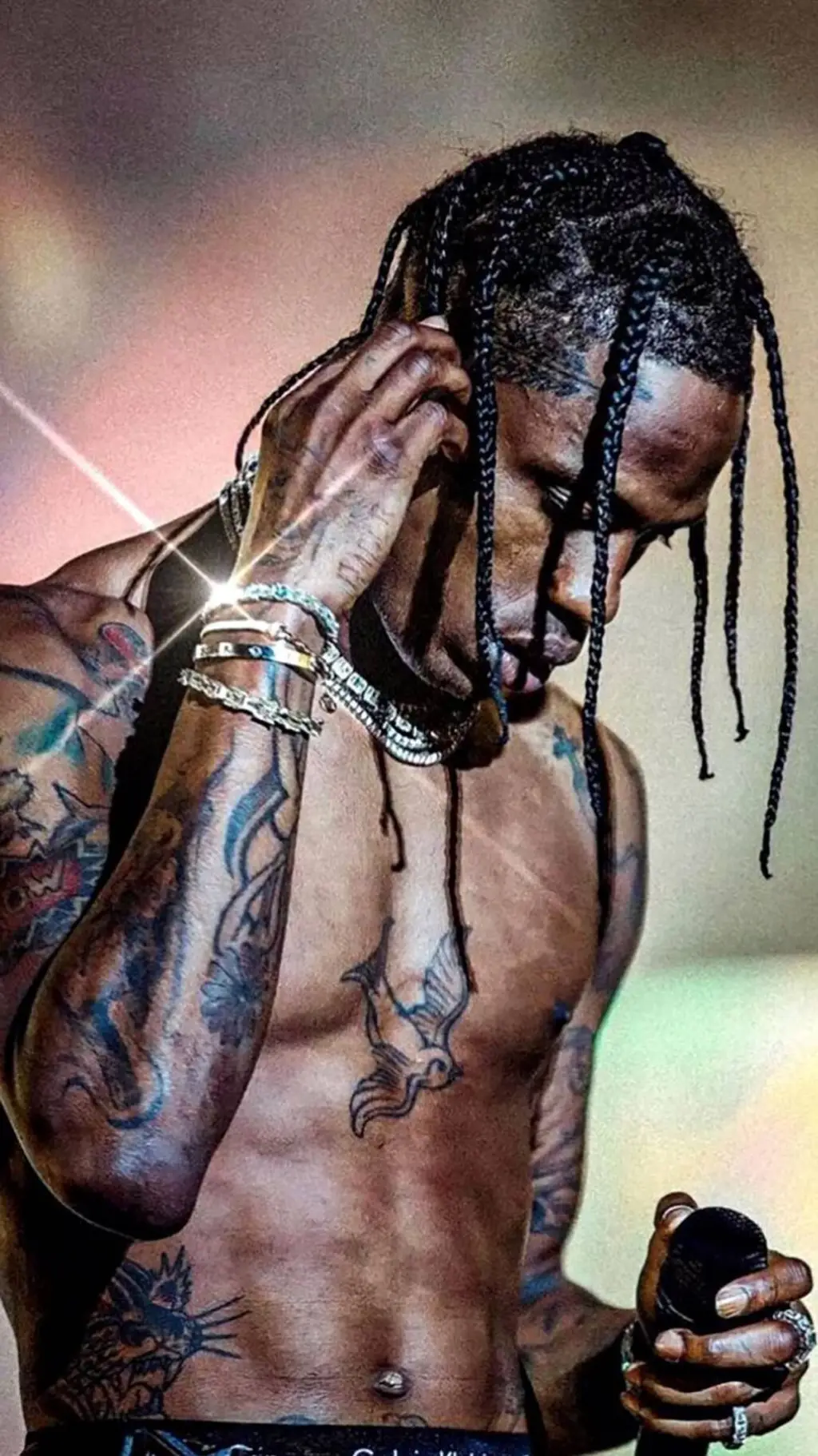 ai character: Travis Scott background