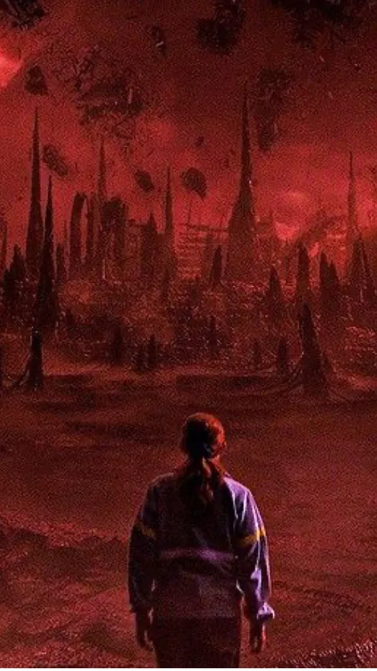 ai character: Stanger things background