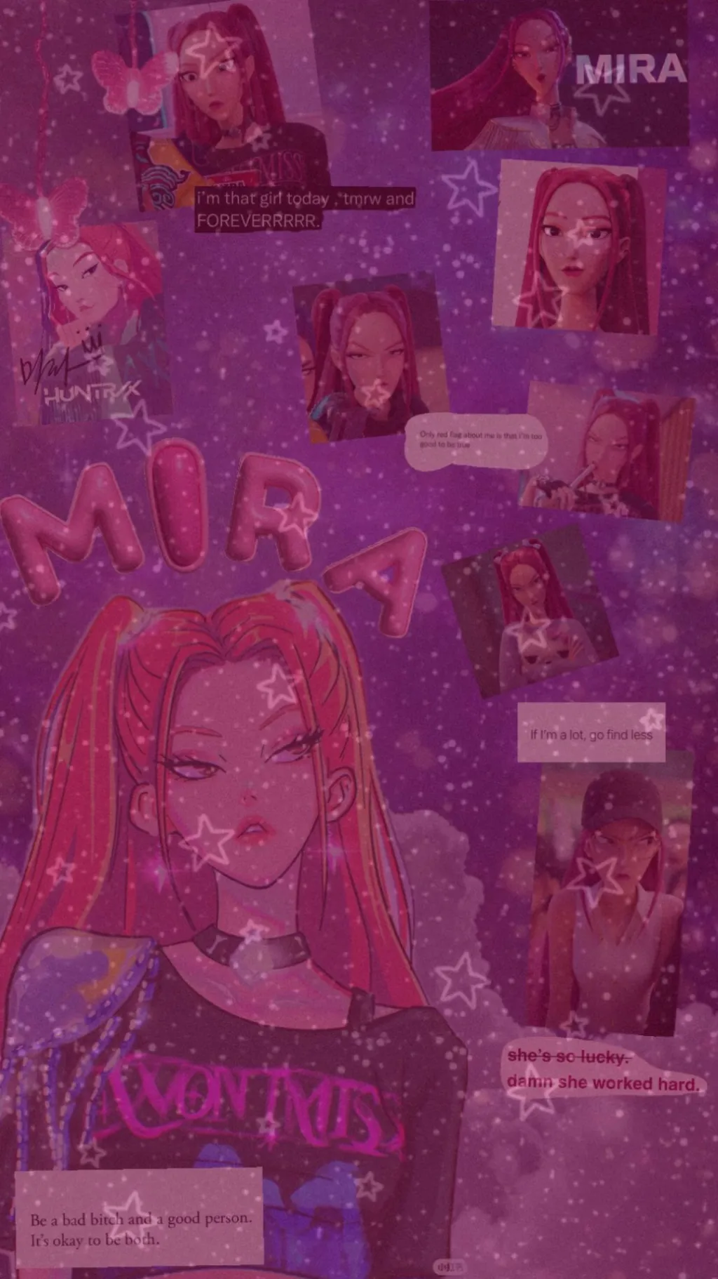 ai character: Mira  background