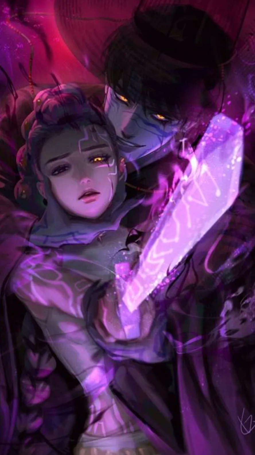 ai character: Kpop Demon Hunters background