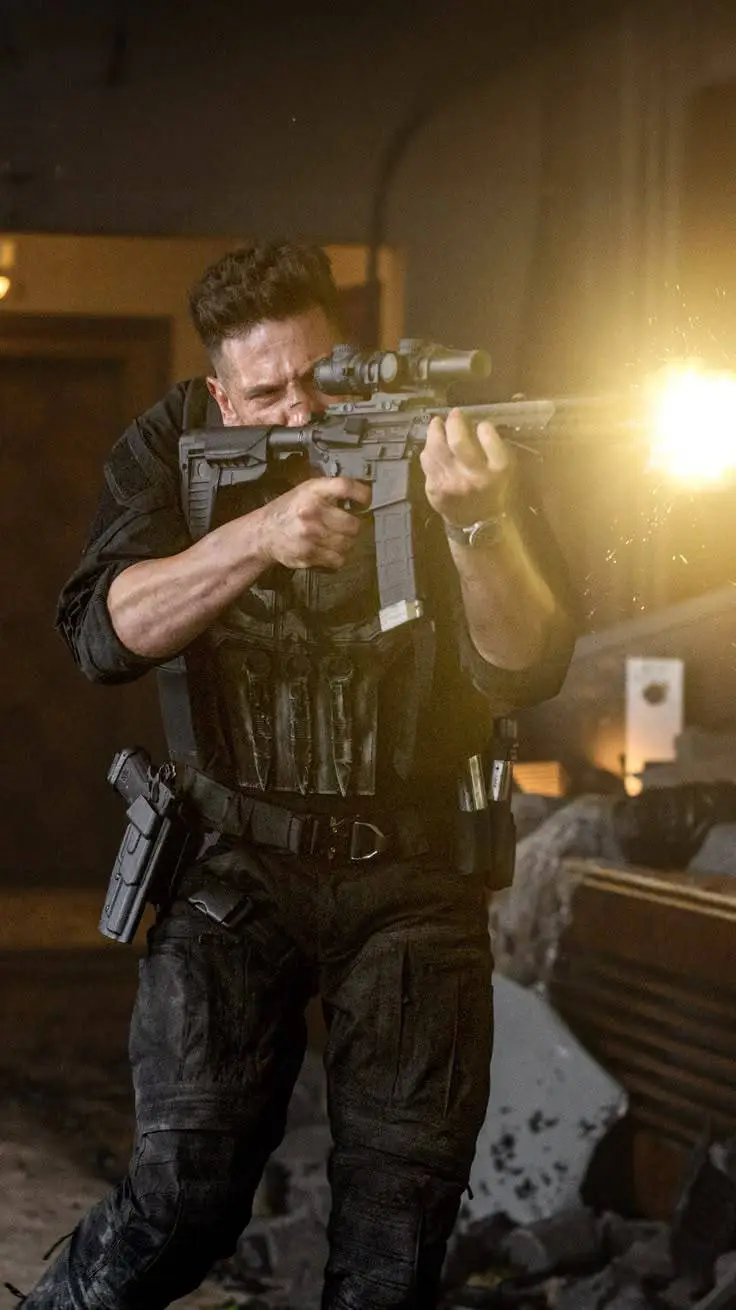 ai character: Frank Castle background