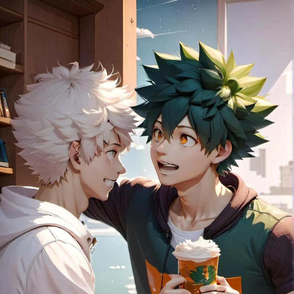 chat with ai character: a bakudeku 