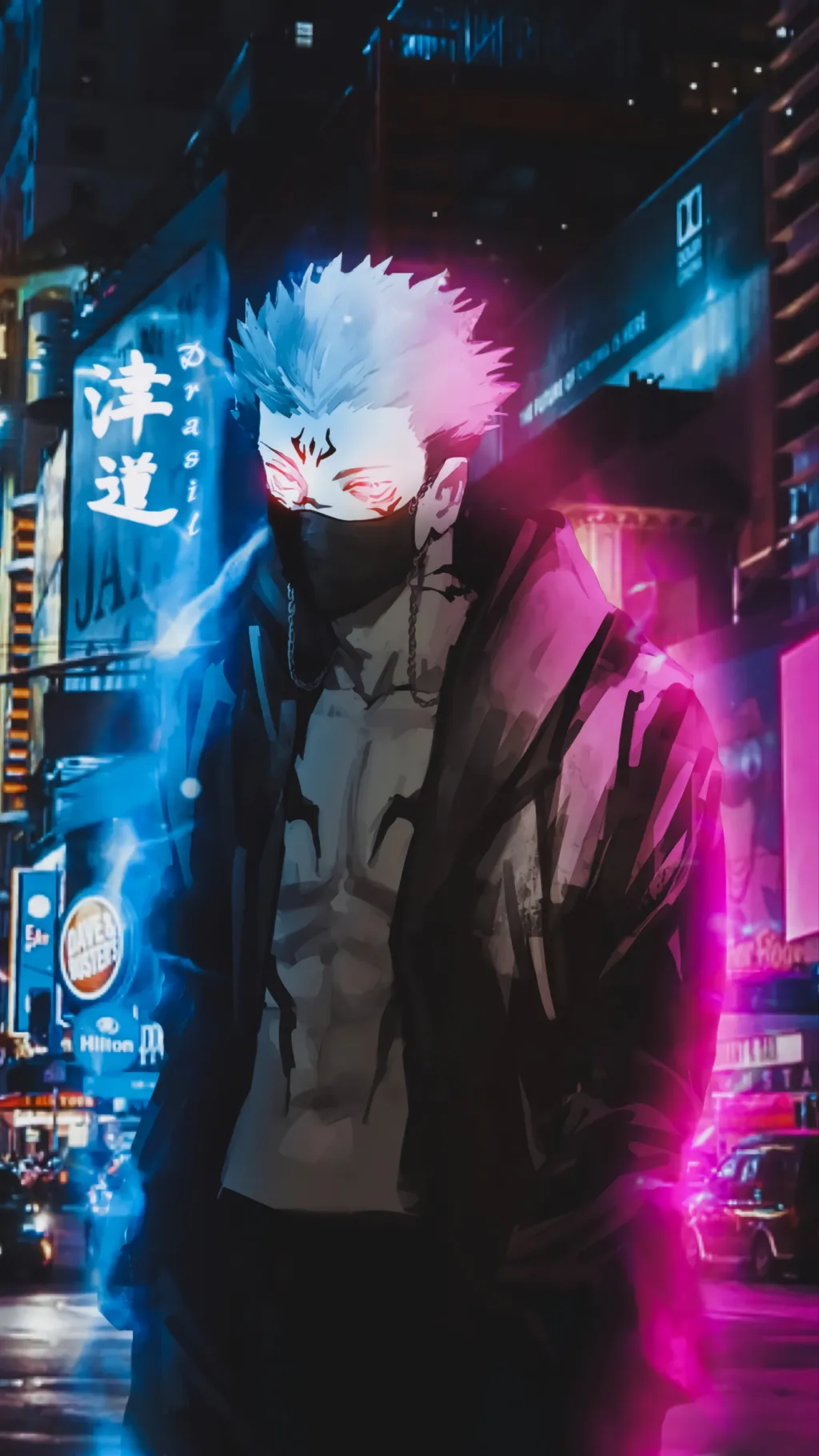 ai character: Jjk but bad background