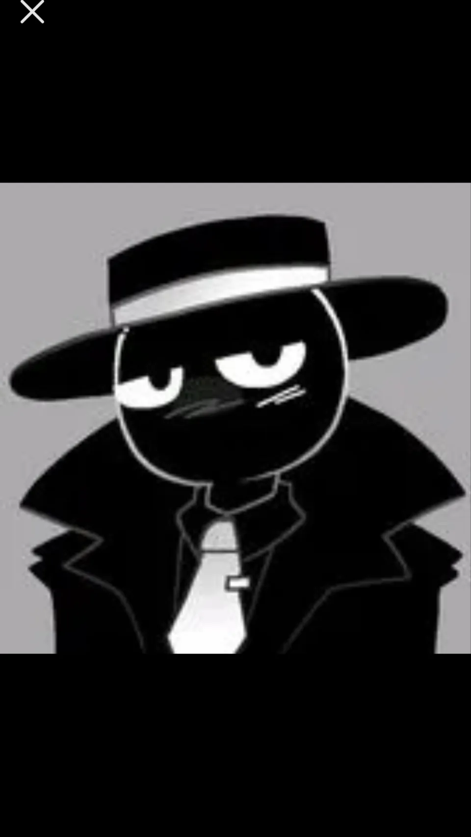 ai character: Black background