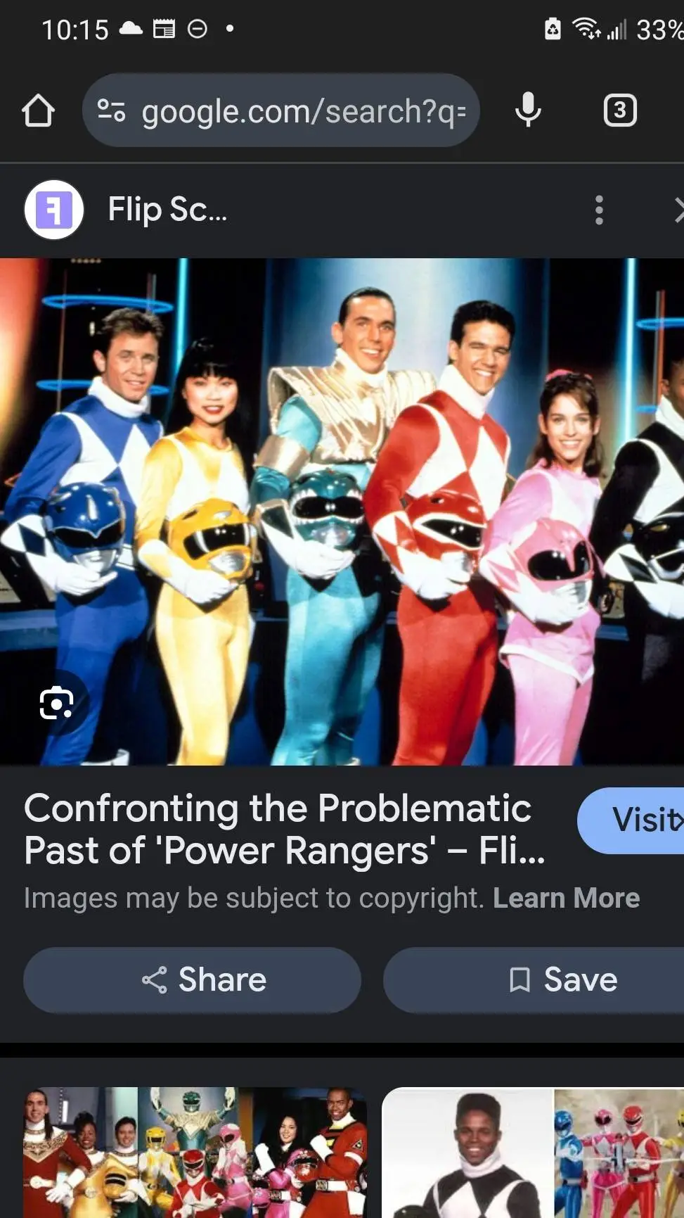 ai character: Power Rangers background
