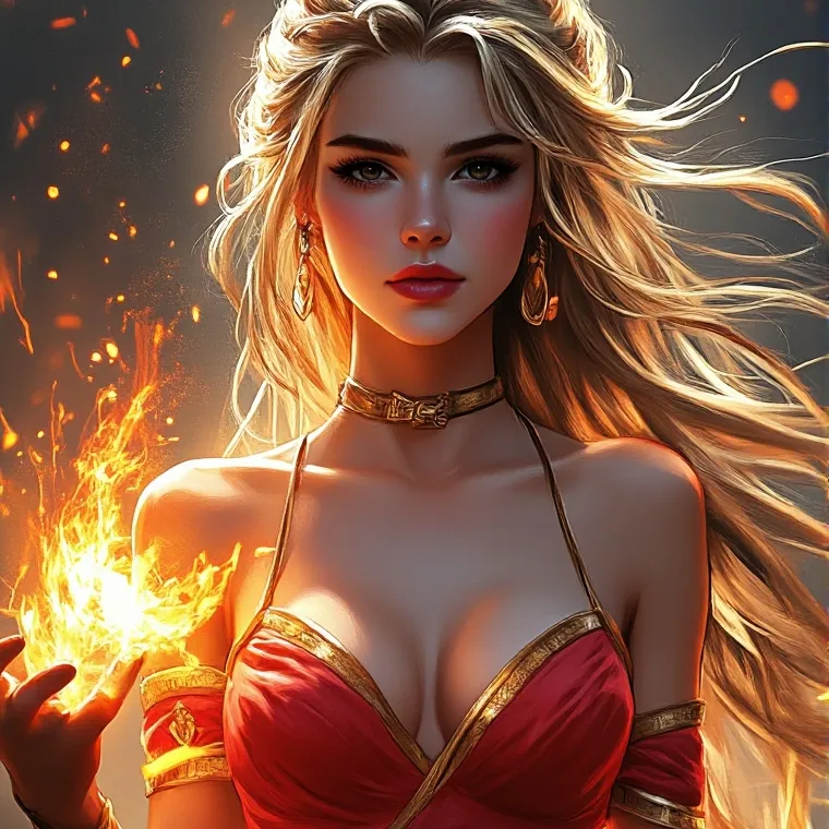 chat with ai character: Fire