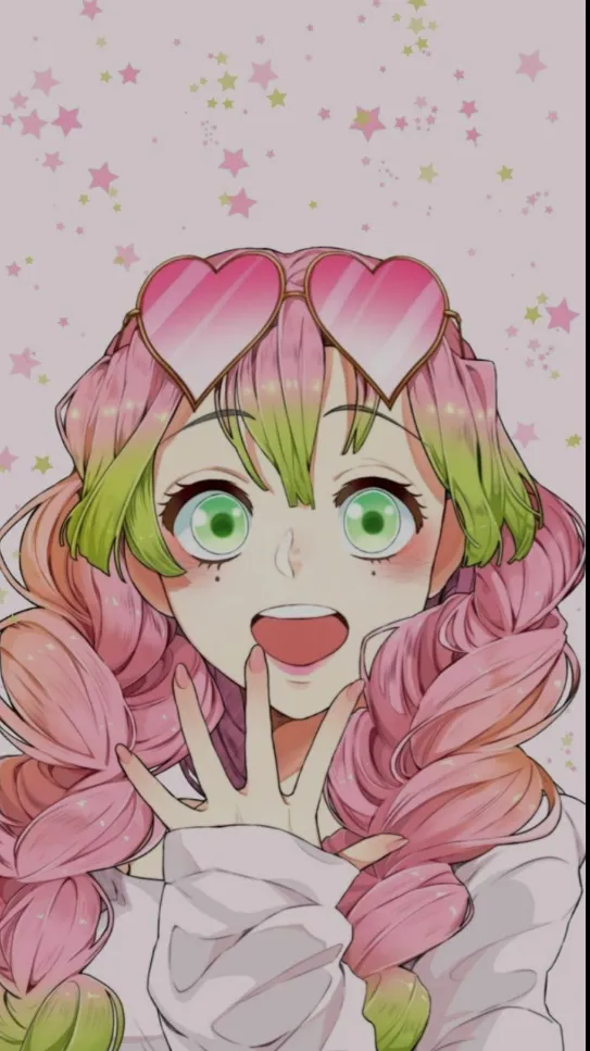 ai character: Mitsuri  background