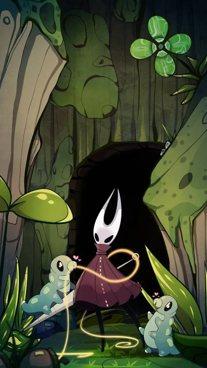 ai character: hollowknight  background