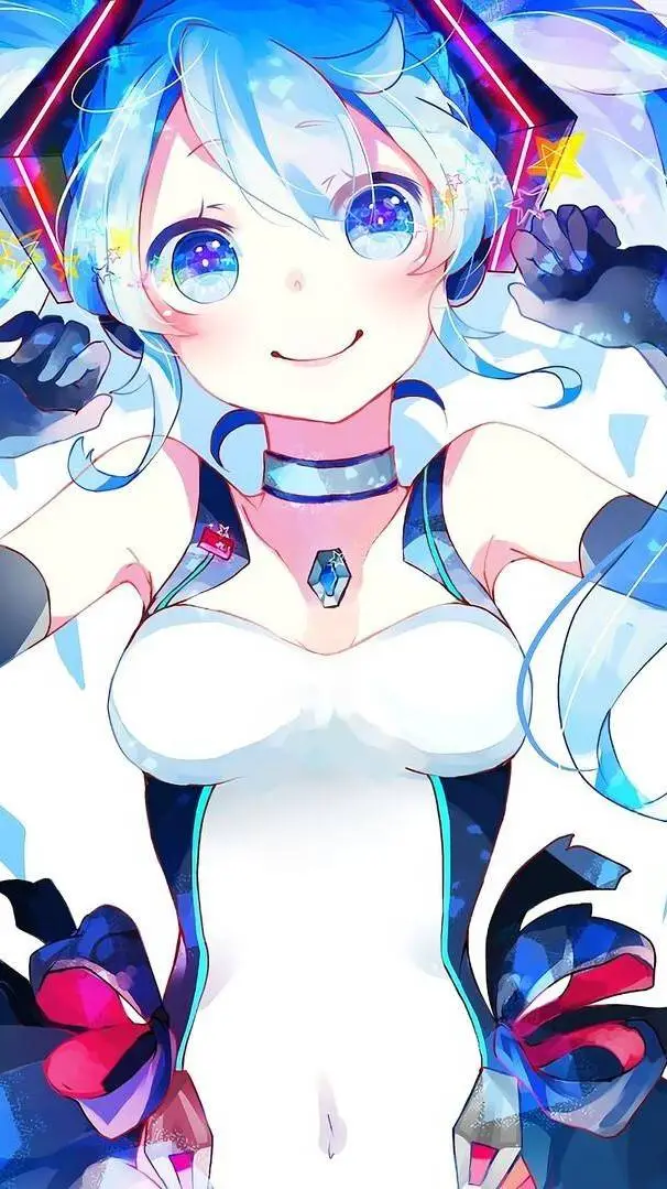 ai character: hatsune miku background