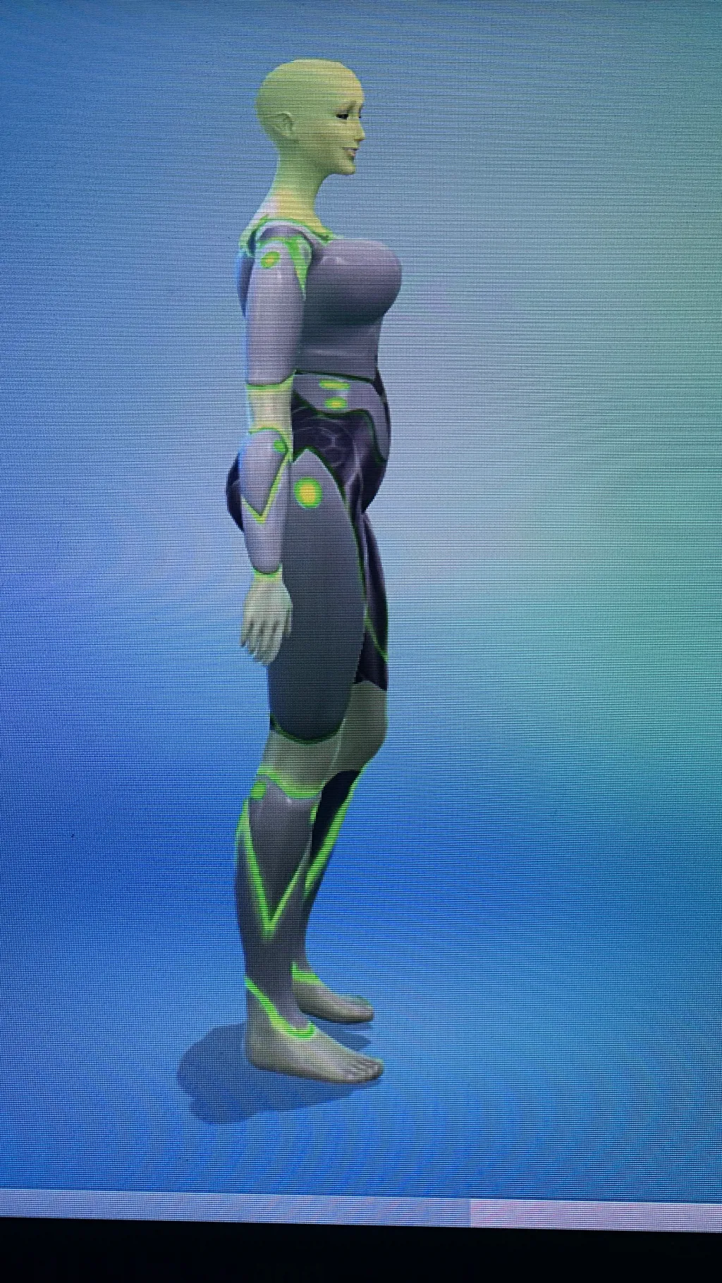 ai character: Alien background