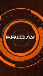 ai character: F.R.I.D.A.Y AI background