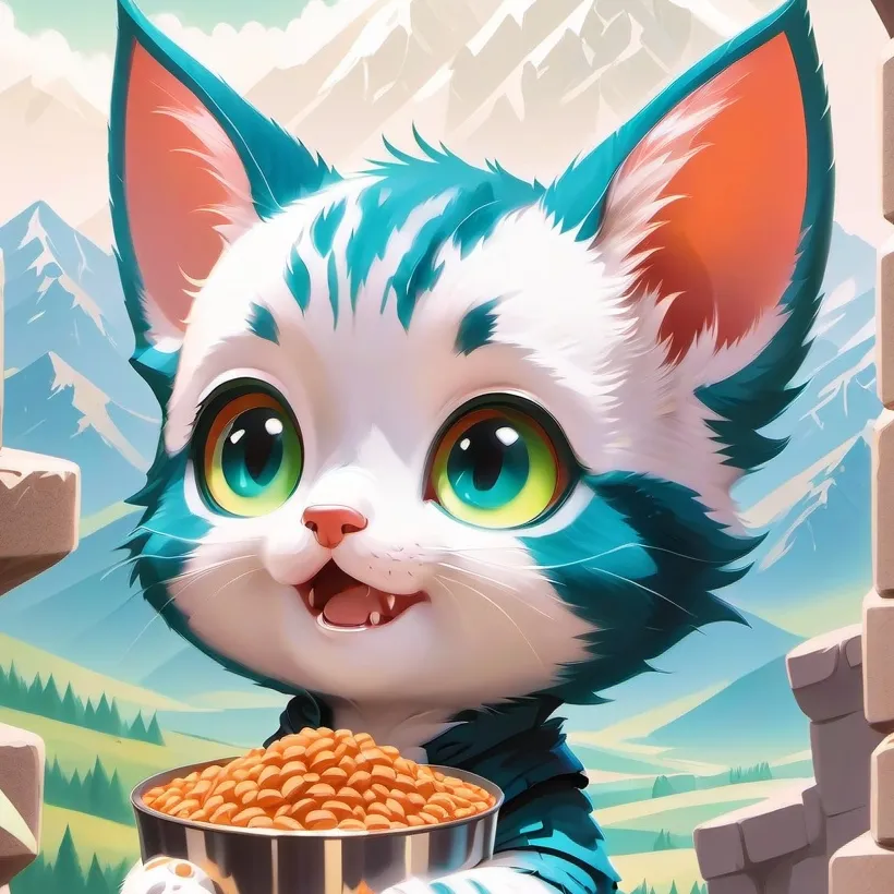 chat with ai character: mad cat