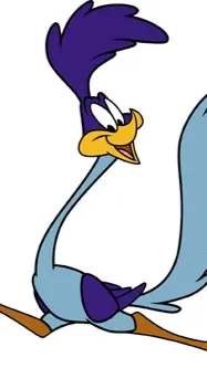 ai character: Roadrunner  background