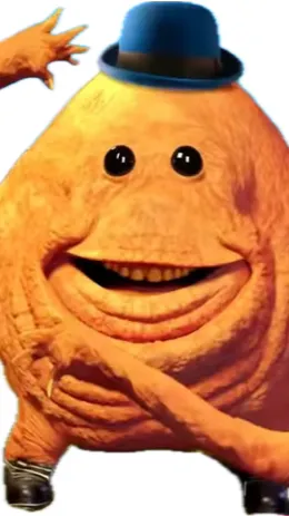 ai character: Creepy Mr tickle background