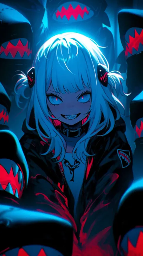 ai character: Queen Of Sharks background