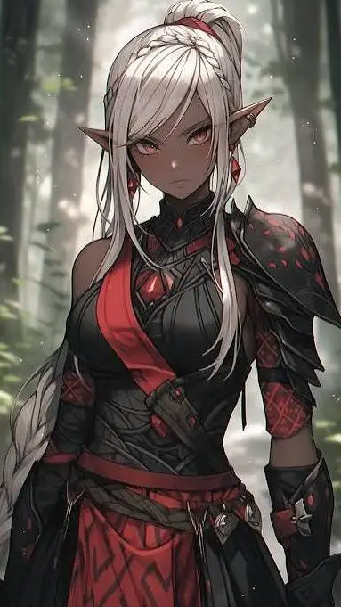 ai character: Elavata IronHeart  background